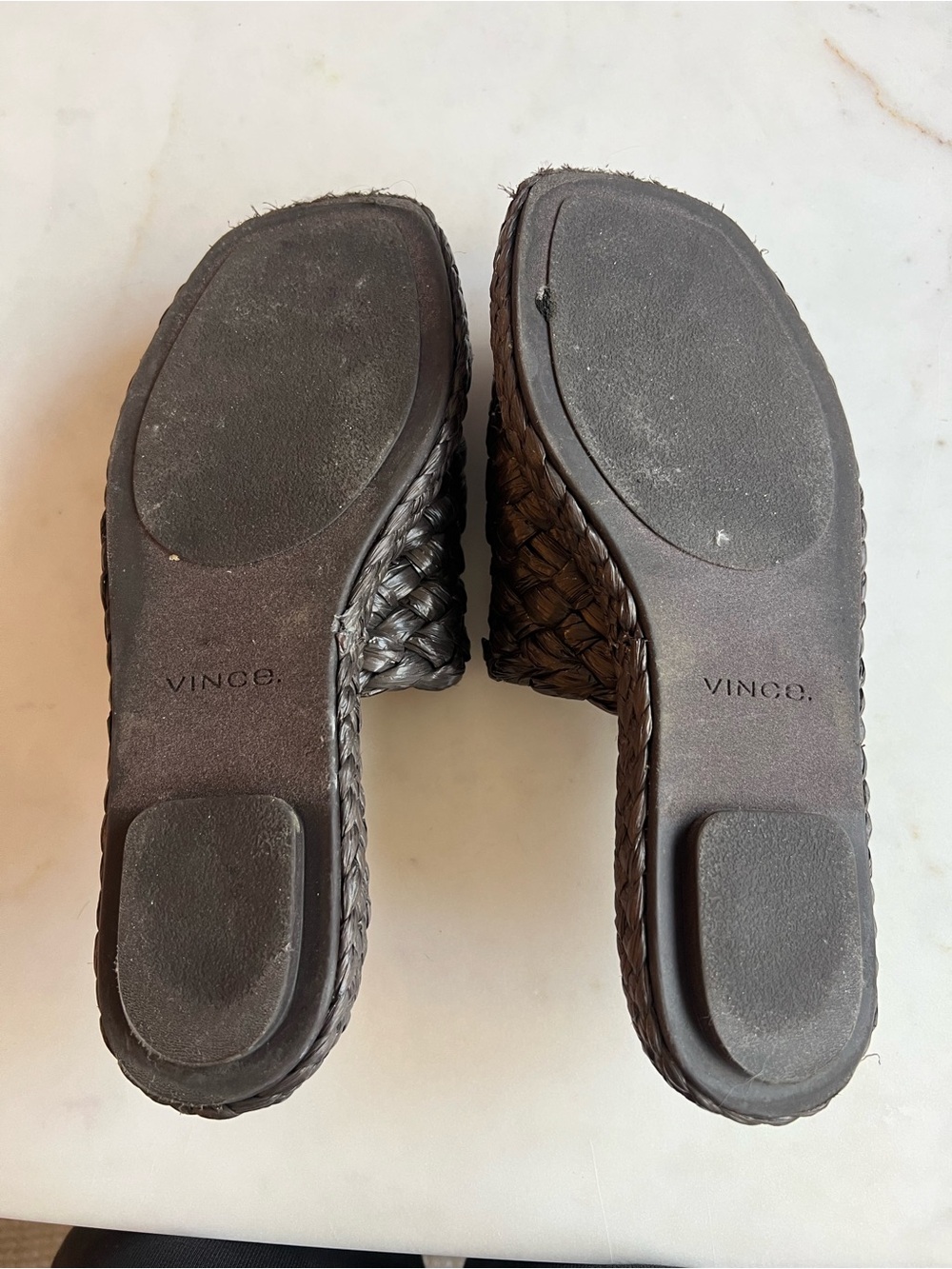 Vince Braided Slide Sandals in Dark Brown (Size 36.5) - Picture 3 of 4